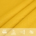 Toldo de vela cuadrado HDPE amarillo 160 g/m² 6x6 m