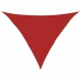 Toldo de vela rojo HDPE 160 g/m² 5x5x6 m