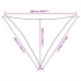 Toldo de vela rojo HDPE 160 g/m² 5x5x6 m
