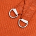 Toldo de vela trapecio HDPE naranja 160 g/m² 4/5x3 m