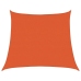 Toldo de vela trapecio HDPE naranja 160 g/m² 4/5x4 m