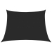 Toldo de vela HDPE negro 160 g/m² 4/5x3 m