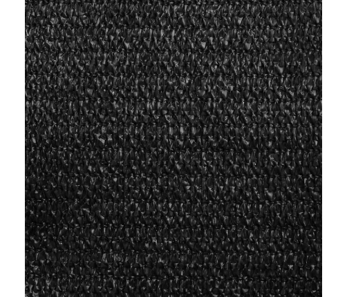 Toldo de vela HDPE negro 160 g/m² 4/5x3 m