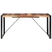 Mesa de comedor madera maciza con acabado sheesham 160x80x75 cm