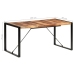 Mesa de comedor madera maciza con acabado sheesham 160x80x75 cm