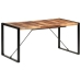 Mesa de comedor madera maciza con acabado sheesham 160x80x75 cm