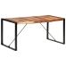 Mesa de comedor madera maciza con acabado sheesham 160x80x75 cm