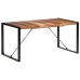 Mesa de comedor madera maciza con acabado sheesham 160x80x75 cm