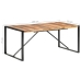 Mesa de comedor madera maciza con acabado sheesham 180x90x75 cm