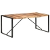 Mesa de comedor madera maciza con acabado sheesham 180x90x75 cm