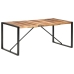 Mesa de comedor madera maciza con acabado sheesham 180x90x75 cm