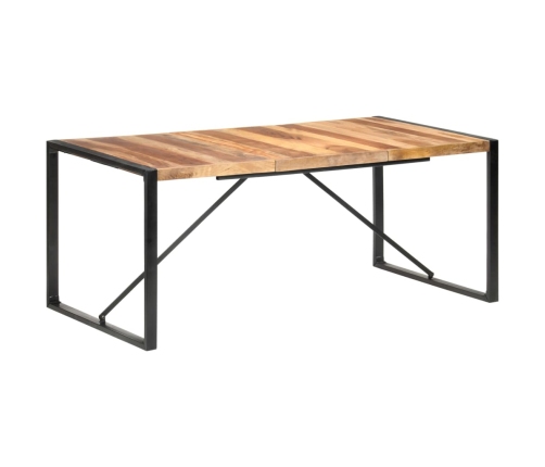 Mesa de comedor madera maciza con acabado sheesham 180x90x75 cm