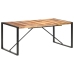 vidaXL Mesa de comedor madera maciza con acabado sheesham 180x90x75 cm