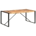 Mesa de comedor madera maciza con acabado sheesham 180x90x75 cm