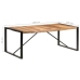 Mesa de comedor madera maciza con acabado sheesham 200x100x75cm