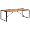 Mesa de comedor madera maciza y acabado sheesham 220x100x75 cm