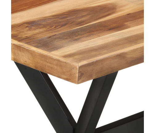 Mesa de comedor de madera acacia acabado miel 120x60x75 cm