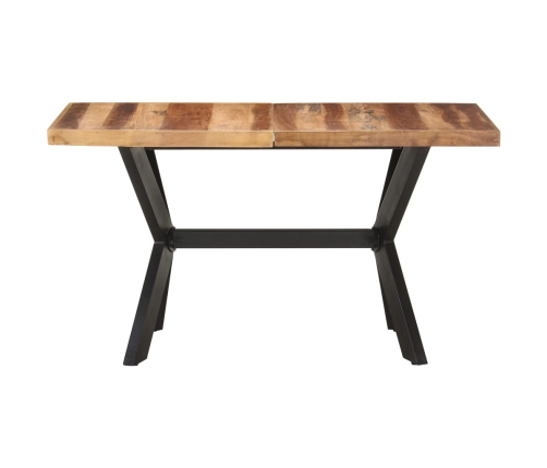 Mesa de comedor de madera acacia acabado miel 140x70x75 cm