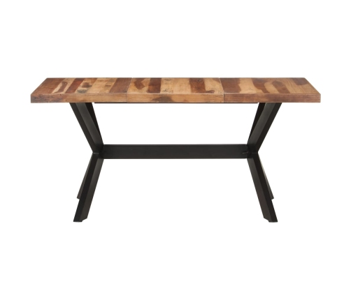 Mesa de comedor de madera acacia acabado miel 160x80x75 cm