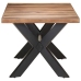 vidaXL Mesa de comedor de madera acacia acabado miel 180x90x75 cm