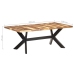 vidaXL Mesa de comedor madera maciza con acabado miel 200x100x75 cm