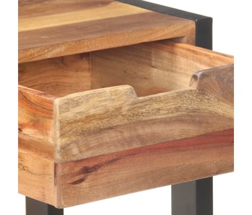 Aparador de madera maciza 110x35x75 cm