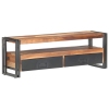 Mueble para TV madera maciza acabado de sheesham 120x30x40 cm