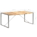 Mesa de comedor madera maciza de mango rugosa 180x90x75 cm