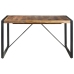 vidaXL Mesa de comedor madera maciza con acabado sheesham 140x140x75cm