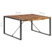 vidaXL Mesa de comedor madera maciza con acabado sheesham 140x140x75cm