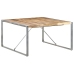 Mesa de comedor madera de mango rugosa 140x140x75 cm