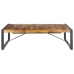 Mesa de centro de madera maciza 140x140x40 cm