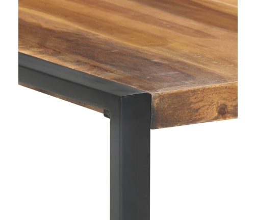 Mesa de centro de madera maciza 140x140x40 cm