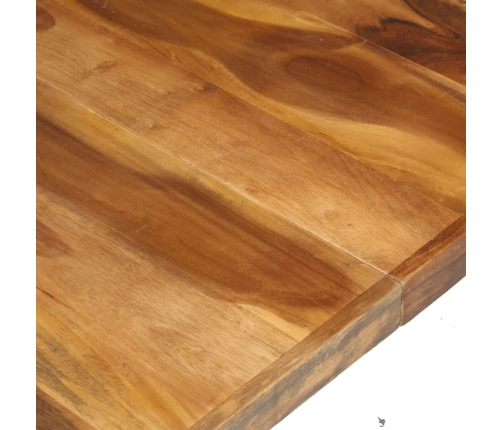 Mesa de centro de madera maciza 140x140x40 cm