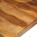 Mesa de centro de madera maciza 140x140x40 cm