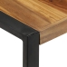 Mesa de centro de madera maciza 120x120x40 cm