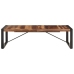 Mesa de centro de madera maciza acabado de sheesham 140x70x40cm