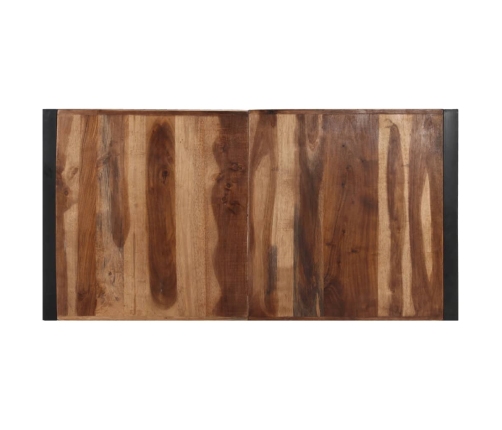 Mesa de centro de madera maciza acabado de sheesham 140x70x40cm