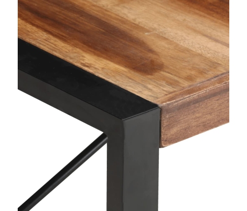 Mesa de centro de madera maciza acabado de sheesham 140x70x40cm