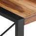 Mesa de centro de madera maciza acabado de sheesham 140x70x40cm