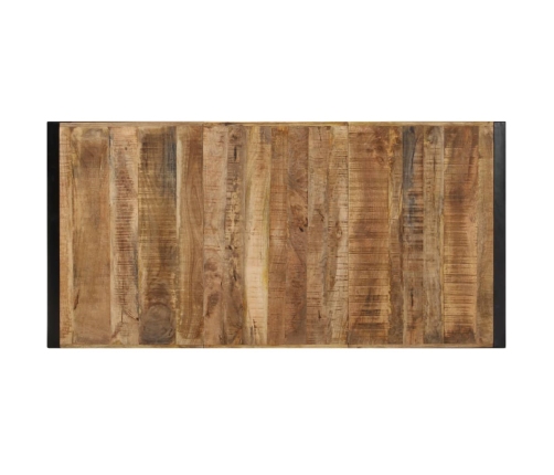 Mesa de centro de madera de mango rugosa 180x90x40 cm