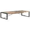 Mesa de centro de madera maciza reciclada 180x90x40 cm