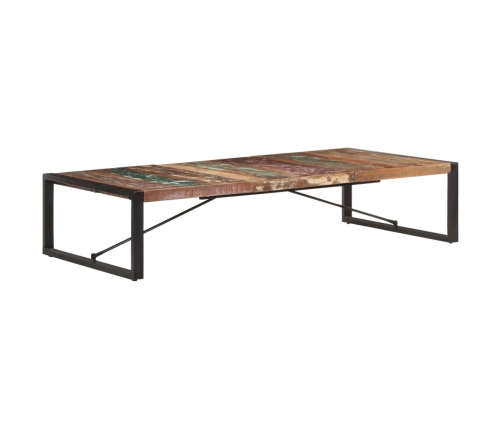 Mesa de centro de madera maciza reciclada 180x90x40 cm