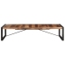 Mesa de centro de madera maciza acabado de sheesham 180x90x40cm