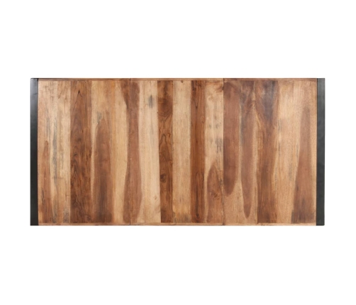 Mesa de centro de madera maciza acabado de sheesham 180x90x40cm