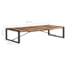 Mesa de centro de madera maciza acabado de sheesham 180x90x40cm