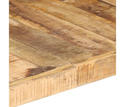 Mesa de centro de madera de mango rugosa 180x90x40 cm