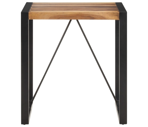 Mesa de comedor madera maciza de acacia 70x70x75 cm