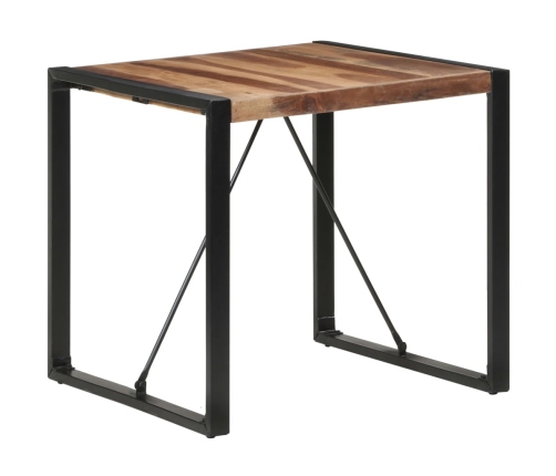 Mesa de comedor madera maciza 80x80x75 cm