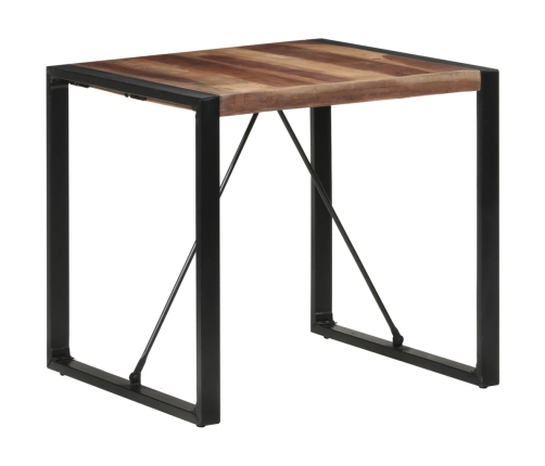 Mesa de comedor madera maciza 80x80x75 cm